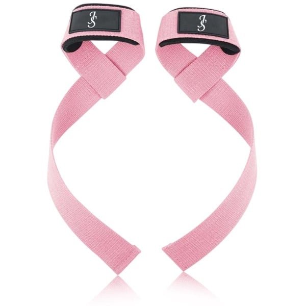 Lifting Straps Dames - Roze Padded Gym Straps voor Deadlift & Krachttraining - Extra Grip & Comfort - Fitness Straps / Wrist Wraps Alternatief - Set van 2
