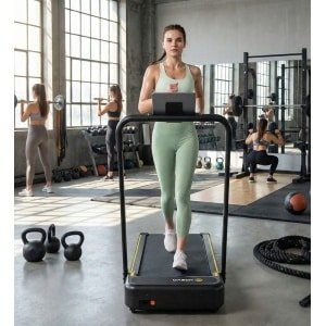 Loopband 2-in-1 voor Thuis en Kantoor - Inklapbare Walking Pad met Dubbele Schokdemping, LED-Display, Afstandsbediening en SmartCoach App - Designbest