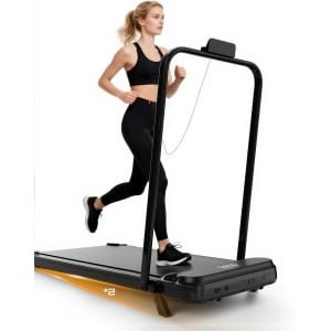 Loopband - Opvouwbare Treadmill - Thuis Fitnessapparaat - Bureau Loopmachine - Indoor Wandelpaden - Compact Design - Stil 2,5 PK Motor - 1-8 km/u Snelheid