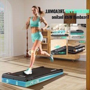 Loopband - Wandelband - Hardloopband - Walking Pad - Treadmill - 7% Helling - Stille 2,25PK Motor - Opvouwbaar, Compact & Draagbaar