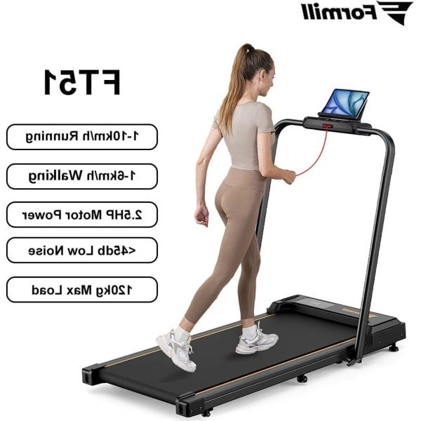 Loopband - Wandelband - Hardloopband - Walking Pad - Treadmill - Inklapbaar - 2,5 PK Motor - Snelheid 1-10 km/u