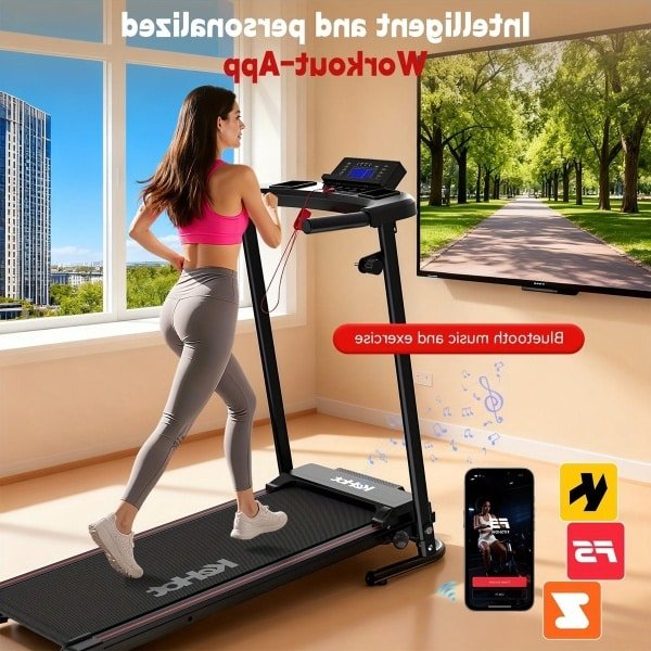 Loopband - Wandelband - Hardloopband - Walking Pad - Treadmill - Verstelbare Helling - Inclusief Handrails