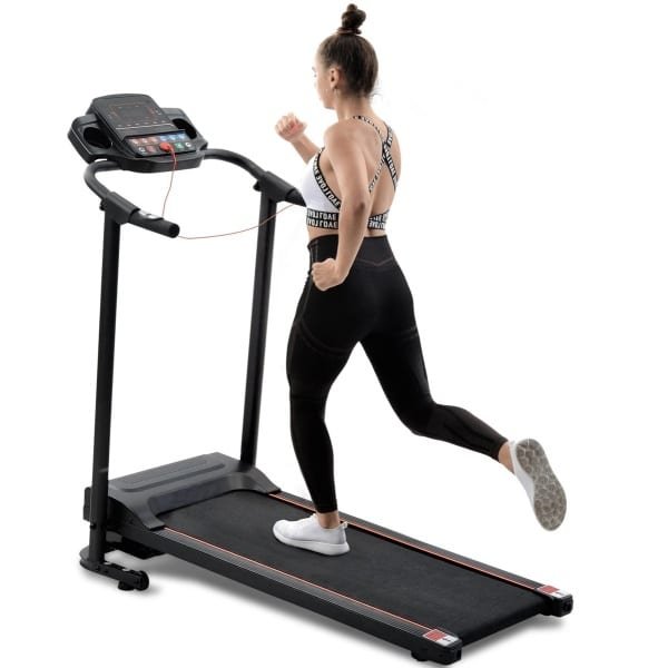 Loopband - Wandelband - Loopband - Opvouwbare Loopband - met Luidspreker - Walking Pad - Walkingpad - voor Thuisgymnastiek Fitness - Zwart - Compact Opvouwbaar Ontwerp