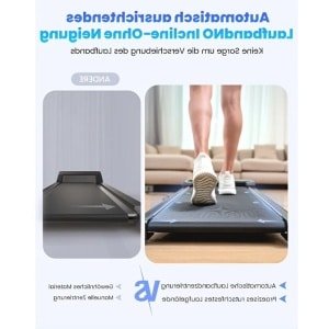 Loopband - Wandelband - Treadmill - Walking Pad - Elektrische Loopband - Inklapbaar - 2,5 PK Motor - 15° Hellingfunctie