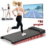 Loopband - Wandelband - Walking Pad - Treadmill - Hometrainer - Inklapbaar - 15% Helling - Stil Met Afstandsbediening
