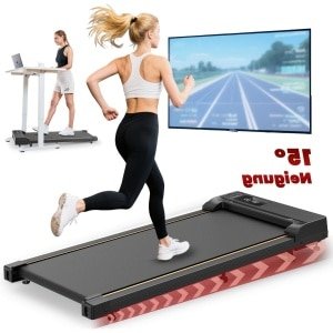 Loopband - Wandelband - Walking Pad - Treadmill - Hometrainer - Inklapbaar - 15% Helling - Stil Met Afstandsbediening
