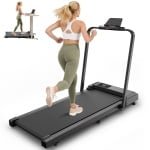 Loopband - Wandelpad - Walking Pad - Hardloopband - Treadmill - Inklapbaar - LED-Display - 0,6-10 km/u - Aluminium