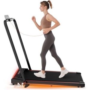 Loopband - Wandeltreadmill - Hardloopband - Bureaulopen - Opvouwbare Loopband - 1400W Stil Motor - 3 Hellingsniveaus Met LCD Scherm