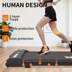 Loopband inklapbaar-Loopbanden-Instelbare -1-6KM- Zonder Handgrepen- Afstandsbediening + LED Display .