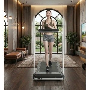 Loopband voor Thuis Inklapbaar 2 HP - Tot 10 km/u - Met Afstandsbediening & LED-Display - Compact & Schokdempend - 0-90° Inklapbaar - Designbest