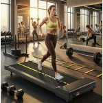 Loopband voor Thuis & Thuiskantoor 1-10 km/u - 4-in-1 Walking Pad met 9% Helling, App & Bluetooth, Stil & Draagbaar tot 160 kg - Designbest