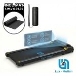 Lux-Motion Elektrische Loopband (1-10 km/u) 003N - Inklapbare Wandelband voor Thuis & Kantoor - Met Bluetooth & FitShow App - Inclusief Gratis Beschermmat (t.w.v. €39,95) - LED Display & Afstandsbediening