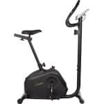 Luxari Hometrainer - 6 kg vliegwiel - Verstelbaar zadel - Hartslagsensor - Inclusief I-pad/tablet houder - Super stille modus - Zwart - Hometrainer voor thuis - Trainingsfiets - Fitness fiets