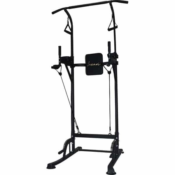 Luxari - Power Tower Pro - Verstelbaar - Inclusief weerstandsbanden - Pull up station - Dip station - Krachttraining - Krachtstation - Hometrainer - Sit ups - Pull up and dip station
