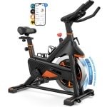 MERACH Magnetische Hometrainer - Zelfvoorzienend - 100 Weerstandsniveaus - LED-scherm - APP Kinomap & Zwift - Stil