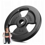 Marbo Sport - Gegoten Gewicht 5 KG - Professioneel gewicht voor krachttraining met ergonomische handgrepen