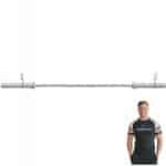 Marbo Sport - Halterstang UF-G180-OLI-CH - Voor krachttraining - Geribbelde handgreep voor maximale veiligheid