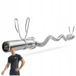 Marbo Sport - Olympische gebroken stang 120 cm UpForm - Professionele apparatuur voor krachttraining - Belastbaarheid tot 320 kg