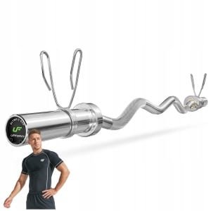 Marbo Sport - Olympische gebroken stang 120 cm UpForm - Professionele apparatuur voor krachttraining - Belastbaarheid tot 320 kg