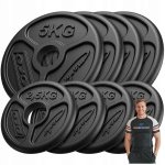 Marbo Sport - Olympische gewichten set 30 kg - Professionele uitrusting voor krachttraining - Gietijzer