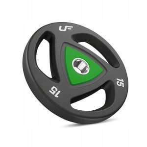 Marbo Sport - Olympische polyurethaan gewichten UpForm 15 kg - Krachttraining - Hoge duurzaamheid en ergonomische handgrepen