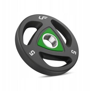 Marbo Sport - Olympische polyurethaan gewichten UpForm 5 kg - Krachttraining - Hoge duurzaamheid en ergonomische handgrepen