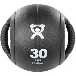 Medicijnbal met Dubbele Greep voor Krachttraining en Revalidatie - 13,6 kg