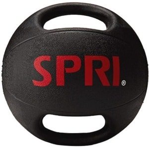 Medicijnbal met Dubbele Handgreep voor Krachttraining en Core Stabiliteit