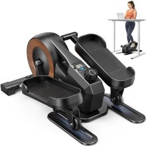 Mini Crosstrainer voor Onder het Bureau met 8 Weerstandsniveaus en LCD Display
