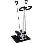Mini Stepper - Hometrainer Stepper - Thuis Fitness - Hydraulisch Aandrijfsysteem - 29x39x110cm - Zwart
