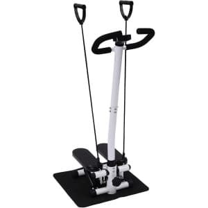 Mini Stepper - Hometrainer Stepper - Thuis Fitness - Hydraulisch Aandrijfsysteem - 29x39x110cm - Zwart