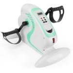 Mobiclinic Pista - Stoelfiets - Deskbike - Bureaufiets - Hometrainer - Elektrische pedaaltrainer - 12 niveaus - Met afstandsbediening - Scanfunctie - Minifiets - Wit