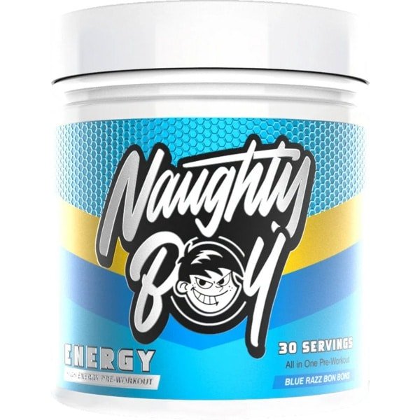 Naughty Boy Energy Pre-Workout - 30 servings - Blue Razz Bon Bons