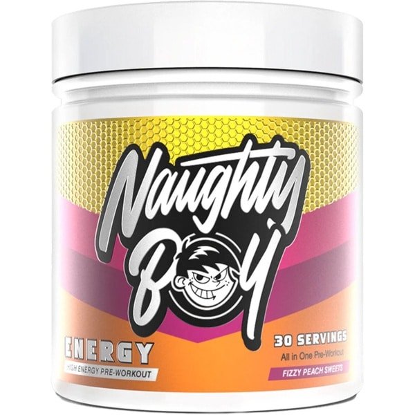 Naughty Boy Energy Pre-Workout - 30 servings - Fizzy Peach Sweet