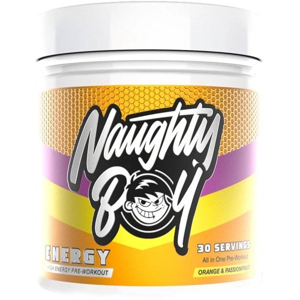 Naughty Boy Energy Pre-Workout - 30 servings - Orange & Passion Fruit