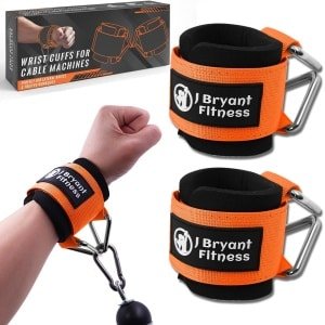 Neopreen Gewatteerde Polsbanden voor Krachttraining met Verstelbare Lus