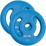 Neopreen Halterschijven Set met Handvatten - 30/31 mm Gewichtsschijven voor Krachttraining