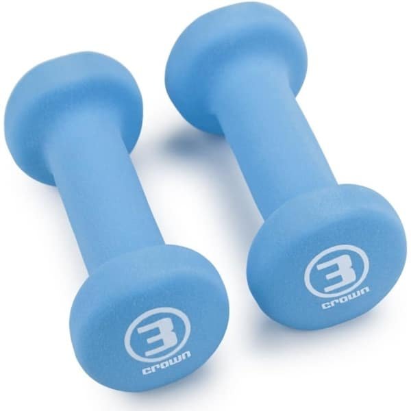 Neopreen Handgewichten Set (1 Paar) voor Fitness en Krachttraining - 3 kg