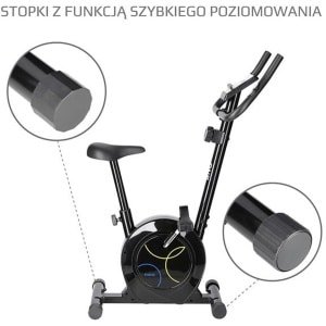 ONE FITNESS RM8740 - Hometrainer - Magnetische Weerstand - 8 Niveau's - Compact
