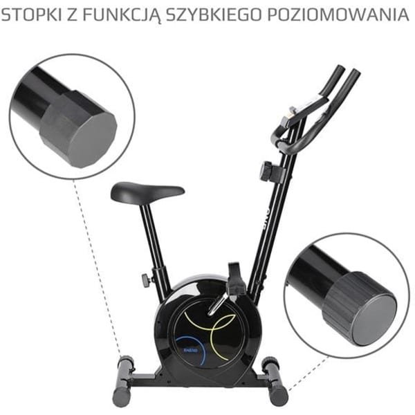 ONE FITNESS RM8740 - Hometrainer - Magnetische Weerstand - 8 Niveau's - Compact