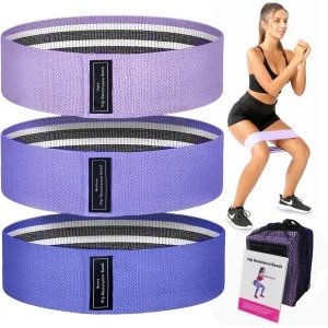 Oefenbanden voor Benen, Billen en Heupen - Elastische Fitnessband voor Yoga, Pilates en Krachttraining
