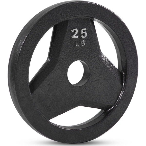 Olympische Gietijzeren Gewichtsplaten 2'' met Greep voor Halter - Krachttraining