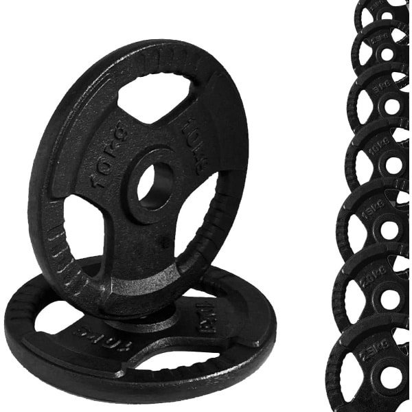 Olympische Gietijzeren Halterschijven 50 mm voor Fitness en Krachttraining