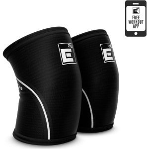 Omkeerbare Knie Sleeve 6mm Neopreen voor Gewichtheffen en Krachttraining