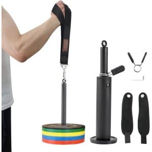 Onderarm en Hand Grip Krachttrainer voor Kabelmachine en Gratis Gewicht