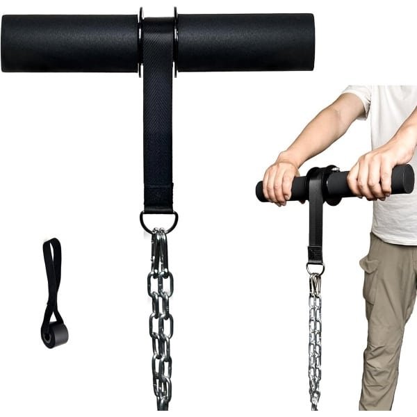 Onderarmversterkingsrol met dikke handgreep - polsroller voor krachttraining en core oefeningen