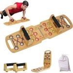 Opvouwbaar Houten Push Up Frame voor Krachttraining - Draagbare Fitnessapparatuur voor Thuis