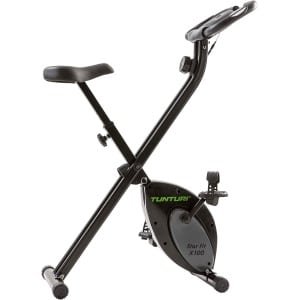 Opvouwbare Hometrainer met 8 Weerstandsniveaus - Verstelbare Fitnessfiets voor Thuisgebruik