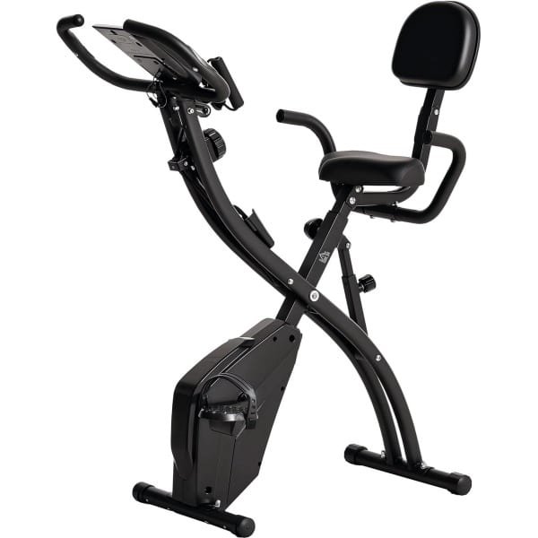 Opvouwbare Hometrainer met 8 Weerstandsniveaus en LCD-Display - Ergonomisch & Ruimtebesparend