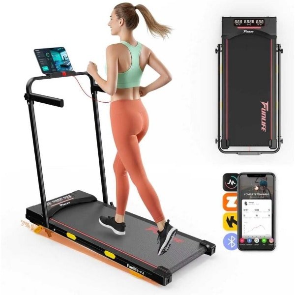 Opvouwbare Loopband met 7% Hellingshoek en App Bediening